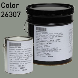 MIL-DTL-24607 Chlorinated Alkyd Enamel, Color 26307 (Bulkhead Gray)